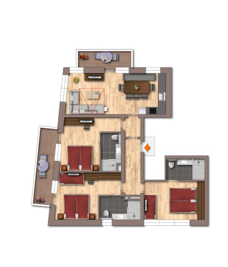 Alma Appartements Mayrhofen Eksteriør bilde
